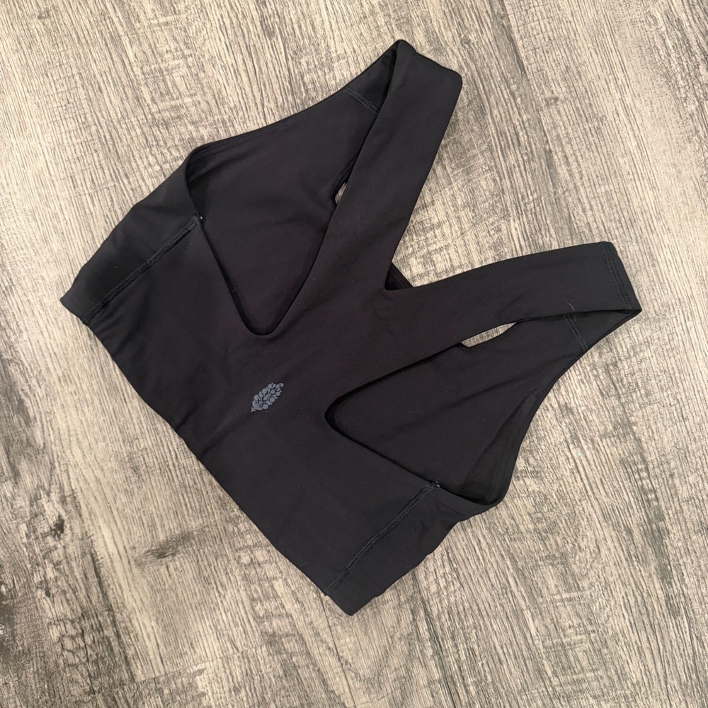 Free People Black Sports Bra
